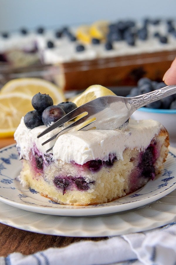 Moist Lemon Blueberry Cake: Sheet or Layer Recipe Guide